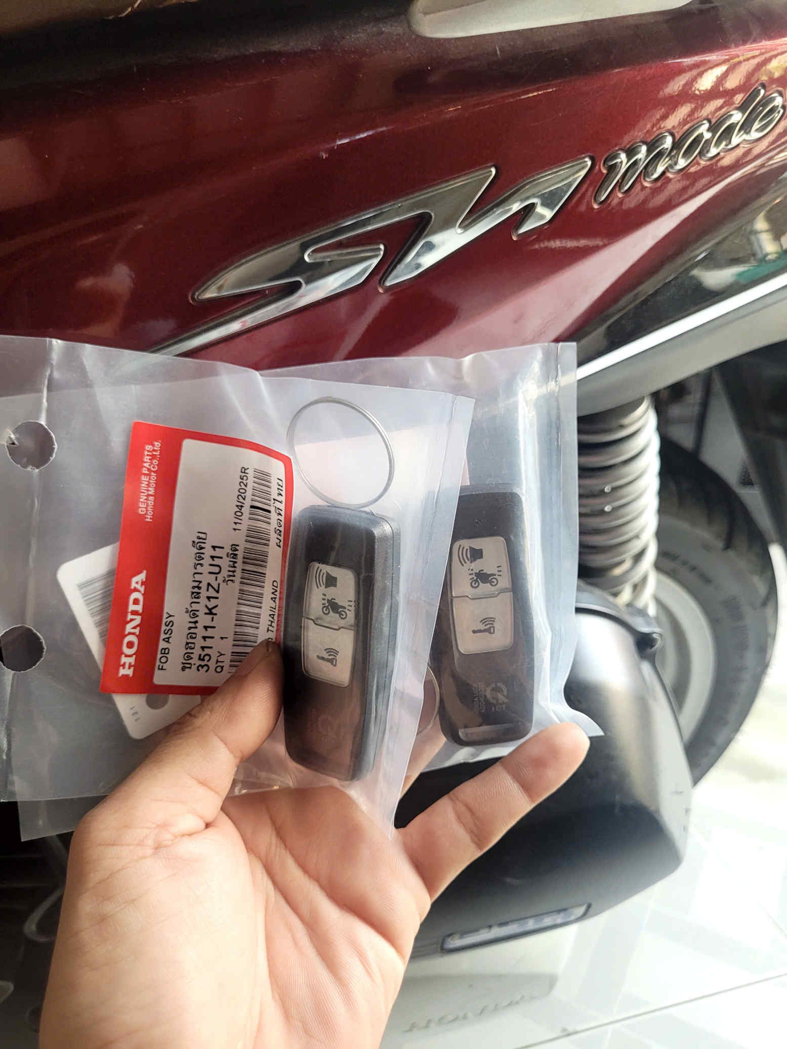 làm lại chìa khóa smartkey sh mode